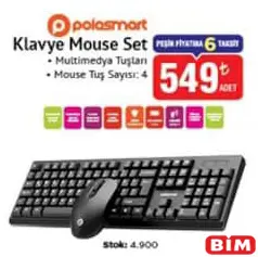 POLOSMART KLAVYE MOUSE SET fiyat ve kampanya bilgisi